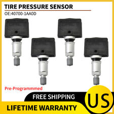 Complete Set of 4 Genuine for Nissan TPMS Tire Pressure Sensors Kit 40700-1AA0D picture
