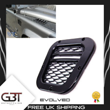 For Land Rover Defender Side Wing Vent Intake Upgrade SVX XS Style Gloss Black picture