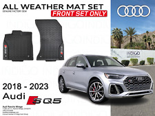 2018-2023 AUDI SQ5 GENUINE FACTORY OEM Front All-Weather Black Floor Mat Set picture