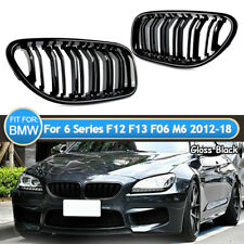 Front Kidney Grille Grill Gloss Black For BMW F12 F13 F06 M6 640i 650i 2012-2018 picture