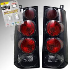 FOR 03-08 CHEVY EXPRESS VAN GMC SAVANA BLACK TAIL LIGHTS +LICENSE PLATE BULBS picture