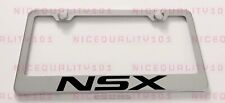 NSX Stainless Steel Finished License Plate Frame Holder Rust Free picture