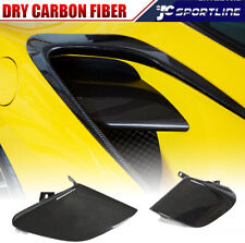 Dry Carbon Fiber Side Fender Vent Air Duct Covers Fit For Ferrari 488 GTB Spider picture