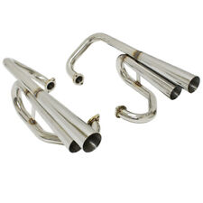Empi 18-1047 Bugpack Stainless Steel Mega Dual Exhaust Fits Air-cooled Vw Engine picture