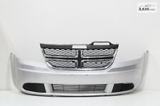 2011-2019 DODGE JOURNEY FRONT BUMPER COVER BRIGHT SILVER METALLIC W/ GRILLE OEM picture
