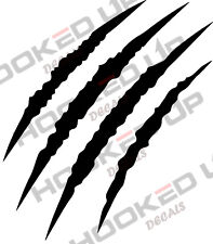 Tiger Claw Mark Scratches Vinyl Transfer Decal picture