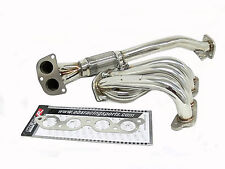 OBX Stainless Exhaust Header Fits 93-97 Corolla LE DX 1.8L 7A-FE  Stainless picture