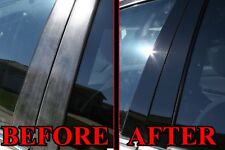 Black Pillar Posts for Honda Civic 06-11 (4dr) 6pc Set Door Trim Cover Kit picture