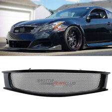 Gloss Black Honeybomb Grille For Infiniti G37 Nissan Skyline 2DR Coupe 2008-2013 picture