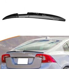 For Volvo S40 S60 S80 Rear Trunk Spoiler Wing Trimmable Glossy Black picture