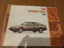 1986 Merkur XR4Ti Electrical & Vacuum Troubleshooting Manual picture