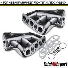 2x Exhaust Manifold w/ Gasket Kit for Nissan Frontier 05-19	4.0L Xterra LH & RH picture
