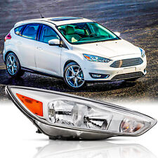 For 2015-2018 Ford Focus Chrome Headlights Passenger Side W/O LED DRL W/Bulbs picture
