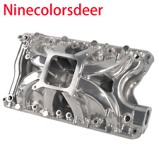 Aluminum Intake Manifold SBF for Small Block For Ford 351W Windsor V8 Air Gap picture