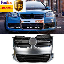 Euro Style Car Front Aluminium Matte Silver Grille fit for 06-09 MK5 VW Golf R32 picture