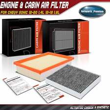 Engine & Cabin Air Filter for Chevrolet Sonic 2012-2020 1.4L 2012-2018 1.8L picture