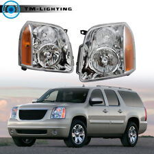 For GMC Yukon Denali XL1500 2500 2007-2014 Headlights Headlamps Left&Right Side picture