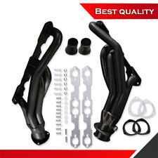 Exhaust Headers Suit Chevy SBC GMC C1500/2500 Pickup Truck V8 1988-1995 Black picture