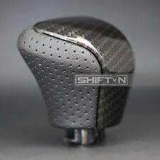 Black Leather & Carbon Fiber Gear Shift Knob for Lexus LS460 LS600 LX570 LS600h picture