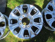 18 X 8 OEM F250 F350 factory PVD Chrome Alloy wheel Rim 10097 2017 - 2019 #2 picture