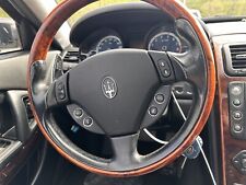 03-08 Maserati Quattroporte M139 GranTurismo M145 Steering Wheel Wood Black OEM picture