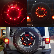 Red LED Spare Tire Brake Light 3rd Rear Wheel Lights Fit For Jeep Wrangler JK JL picture