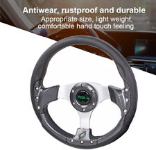 Golf Cart Steering Wheel - 6 Hole Universal Carbon Fiber EZGo Club Car picture
