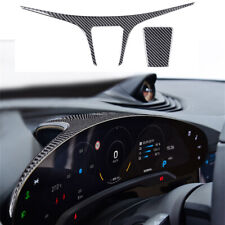 Carbon Fiber Dashboard Panel Decor Trim For Porsche Taycan 2019-2022 Accessories picture