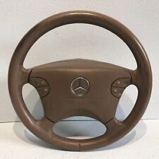 98-02 Mercedes W210 E320 E430 Driver 4 Spoke S Wheel OEM Brown picture
