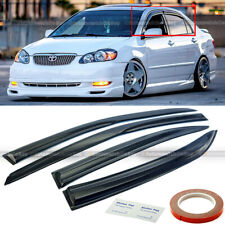 For 03-07 Toyota Corolla  Mugen Style 3D Wavy Tinted Window Visor Vent picture