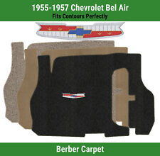 Lloyd Berber Trunk Carpet Mat for '55-57 Chevy Bel Air w/Chevy Vintage Crest picture