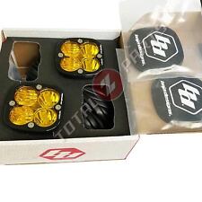 Baja Designs™ Squadron Sport LED Pair Amber Driving/Combo Lights & Rock Guards picture