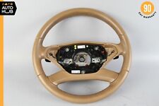 10-14 Mercedes W221 S400 S550 CL550 Steering Wheel W/ Paddle Shifters Brown OEM picture