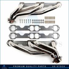 STAINLESS HEADER EXHAUST MANIFOLD+GASKET+BOLTS FOR 88-97 CHEVY/GMC 5.0/5.7 C/K picture