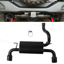 Black Dual Exit Axle Cat-back Exhaust 3.6L For 2018-2021 Jeep Wrangler JL picture