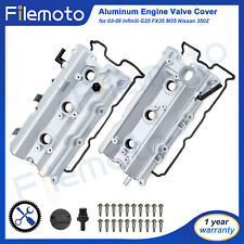 Aluminum Engine Valve Cover w/gasket for 03-08 Infiniti G35 FX35 M35 Nissan 350Z picture