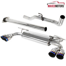 Catback Exhaust Fits 2009-2014 Hyundai Genesis Coupe 2.0T System Burnt Dual Tip picture