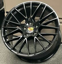 20'' Wheels fit Porsche Cayenne Gloss Black Bridgestone Tires GTS Panamera TPMS picture