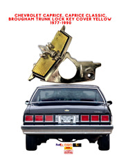 CHEVROLET CAPRICE, CAPRICE CLASSIC, BROUGHAM TRUNK LOCK KEY COVER YELLOW NEW picture