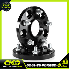 2) 15mm Black Hubcentric 5X100 To 5X114.3 Wheel Adapters 56.1mm Fits Subaru Only picture