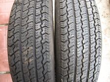 PAIR GOODYEAR INVICTA GL TIRES P175/80R13 WHITEWALL TRAILER ONE BRAND NEW picture