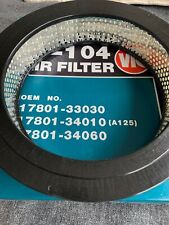 VIC A-104 Air Filter NOS Toyota 17801-33030 Fram CA2709 Crown Corona VW Taro picture