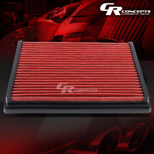 RED WASHABLE HIGH FLOW AIR FILTER PANEL FOR 96-04 AUDI A4/A6/S4/S6 VW PASSAT picture