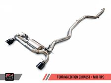 AWE Touring Edition Axle Back Exhaust 90mm Diamond Black Tips for BMW F3X 340i picture