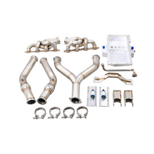 CXRacing LS1 Engine T56 Trans Mount Oil Pan Headers Kit for Lexus SC300 LS LSx picture