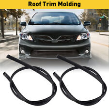 For 2009 2010 2011 2012 2013 Toyota Corolla Black Roof Trim Molding Kit 2PCS picture