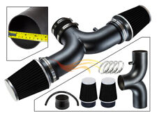 RW BLACK 1999-2004 JEEP Grand Cherokee 4.7L V8 Dual Twin Air Intake Kit+Filter picture