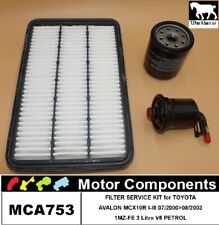 FILTER SERVICE KIT for TOYOTA AURION MCX10R I-III 1MZ-FE 3L 07/2000>08/2003 picture