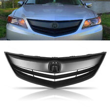 FIt 2013 2014 2015 Acura ILX All Matte BLACK Grille Grill Assembly Front Upper picture
