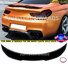 Glossy Black High-kick Wing Trunk Spoiler For BMW F06 640i 650i M6 4DR 2012-2018 picture
